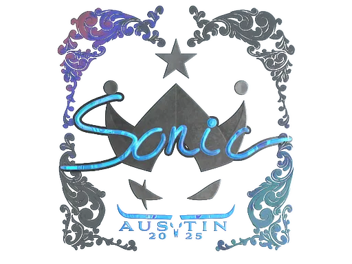 印花 | Sonic（全息）| 2025年奥斯汀锦标赛