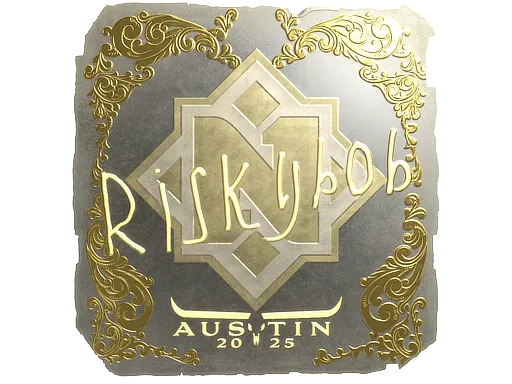 印花 | riskyb0b(金色)| 2025年奥斯汀锦标赛
