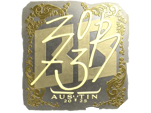 印花 | zorte（金色）| 2025年奥斯汀锦标赛