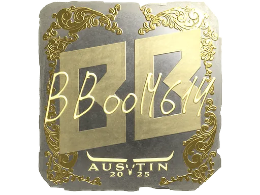 印花 | Boombl4（金色）| 2025年奥斯汀锦标赛