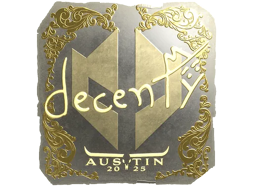 印花 | decenty（金色）| 2025年奥斯汀锦标赛