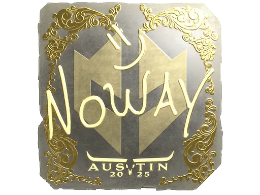印花 | noway（金色）| 2025年奥斯汀锦标赛