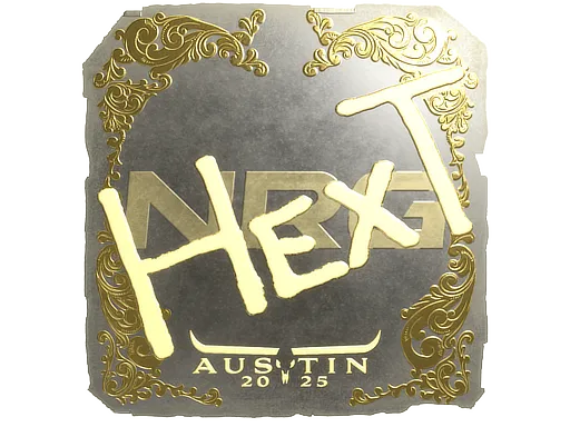 印花 | HexT（金色）| 2025年奥斯汀锦标赛