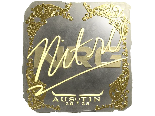 印花 | nitr0（金色）| 2025年奥斯汀锦标赛