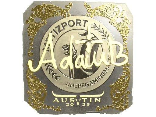 印花 | adamb（金色）| 2025年奥斯汀锦标赛