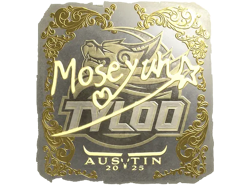 印花 | Moseyuh（金色）| 2025年奥斯汀锦标赛