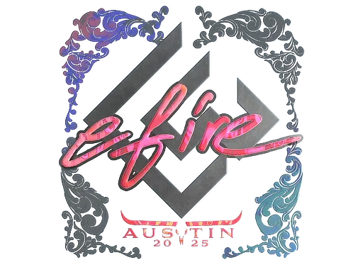 印花 | efire（全息）| 2025年奥斯汀锦标赛