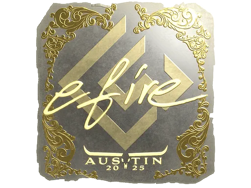 印花 | efire（金色）| 2025年奥斯汀锦标赛