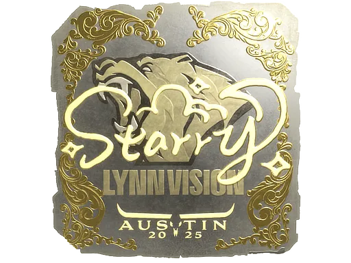 印花 | Starry（金色）| 2025年奥斯汀锦标赛