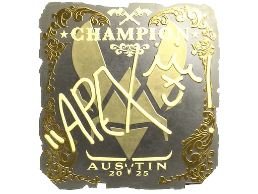印花 | apEX（金色，冠军）| 2025年奥斯汀锦标赛