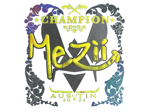 印花 | mezii（全息，冠军）| 2025年奥斯汀锦标赛