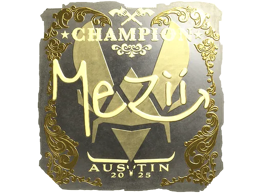 印花 | mezii(金色,冠军)| 2025年奥斯汀锦标赛