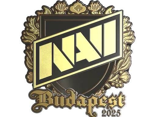 印花 | Natus Vincere（金色）| 2025年布达佩斯锦标赛