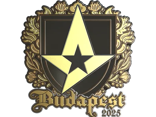 印花 | Astralis（金色）| 2025年布达佩斯锦标赛