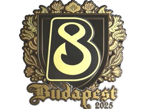 印花 | B8（金色）| 2025年布达佩斯锦标赛