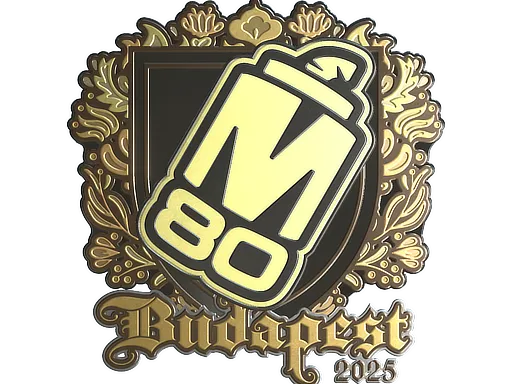 印花 | M80（金色）| 2025年布达佩斯锦标赛
