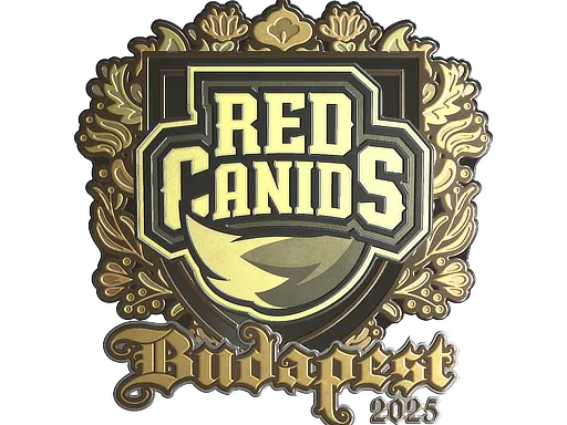 印花 | RED Canids（金色）| 2025年布达佩斯锦标赛