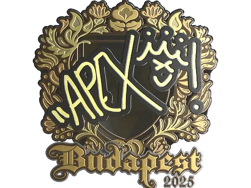 印花 | apEX（金色）| 2025年布达佩斯锦标赛