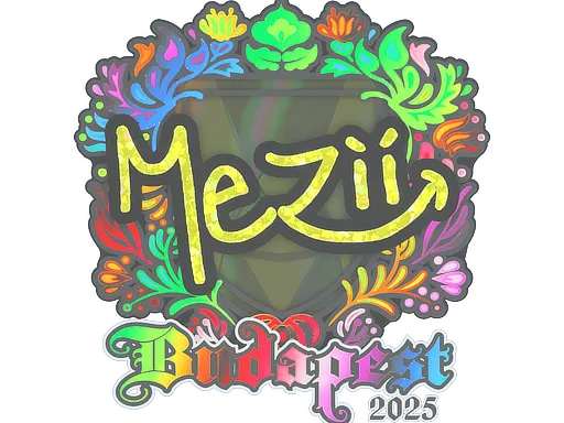 印花 | mezii(全息)| 2025年布达佩斯锦标赛