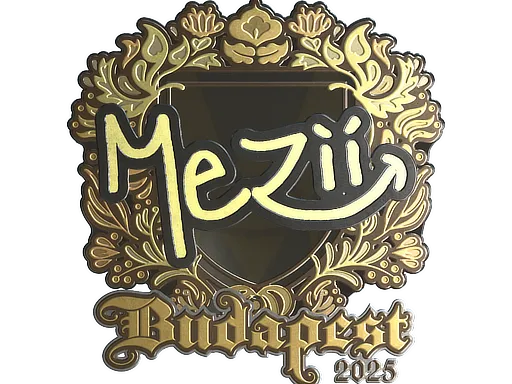 印花 | mezii(金色)| 2025年布达佩斯锦标赛