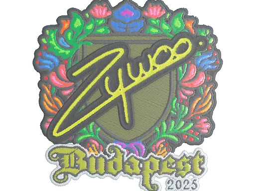 印花 | ZywOo（刺绣）| 2025年布达佩斯锦标赛