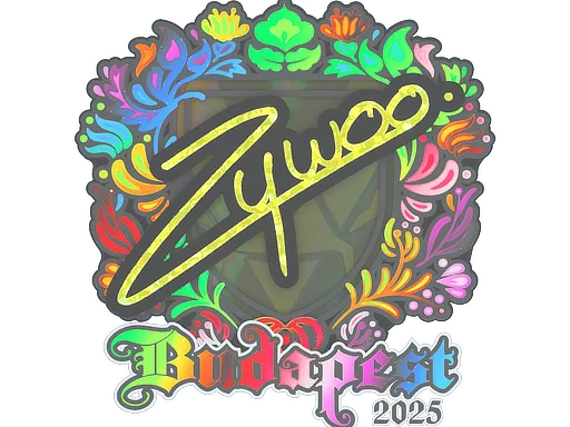 印花 | ZywOo(全息)| 2025年布达佩斯锦标赛