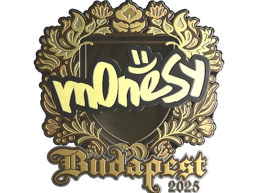 印花 | m0NESY（金色）| 2025年布达佩斯锦标赛