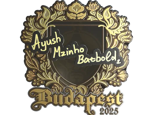 印花 | mzinho（金色）| 2025年布达佩斯锦标赛