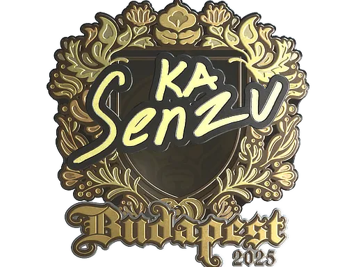 印花 | Senzu（金色）| 2025年布达佩斯锦标赛