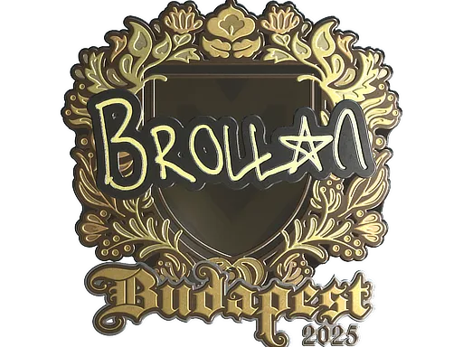 印花 | Brollan（金色）| 2025年布达佩斯锦标赛
