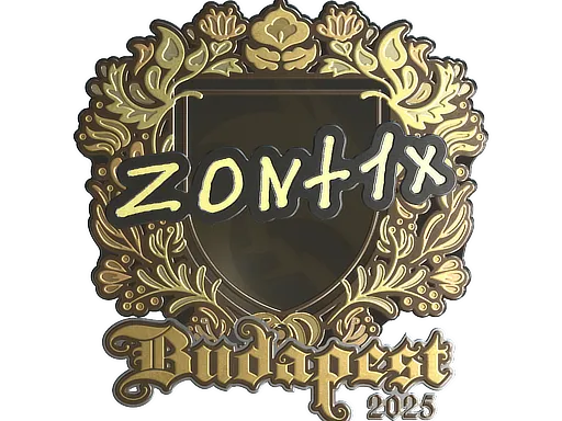 印花 | zont1x（金色）| 2025年布达佩斯锦标赛