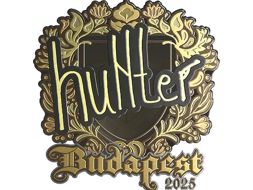 印花 | huNter-（金色）| 2025年布达佩斯锦标赛