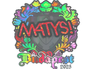 印花 | MATYS（全息）| 2025年布达佩斯锦标赛