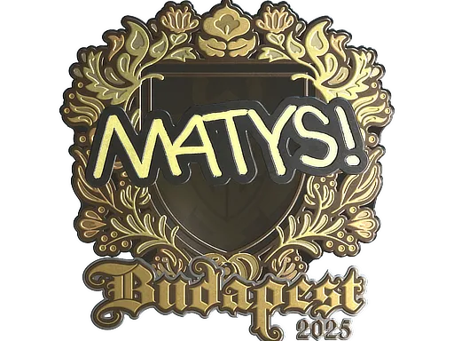 印花 | MATYS（金色）| 2025年布达佩斯锦标赛