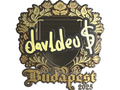 印花 | dav1deuS（金色）| 2025年布达佩斯锦标赛