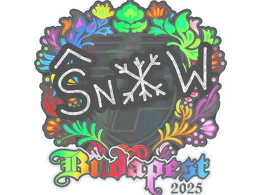 印花 | snow（全息）| 2025年布达佩斯锦标赛
