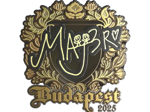 印花 | MAJ3R（金色）| 2025年布达佩斯锦标赛