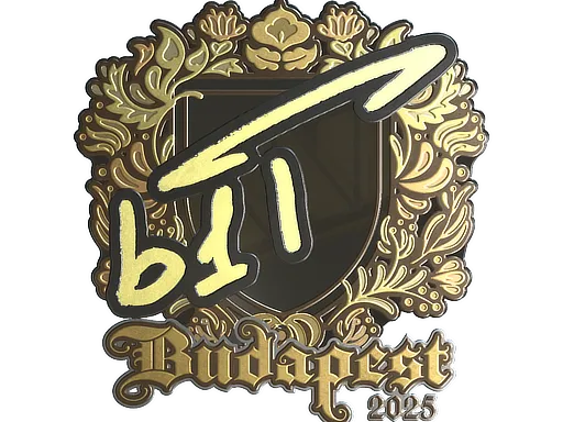 印花 | b1t（金色）| 2025年布达佩斯锦标赛