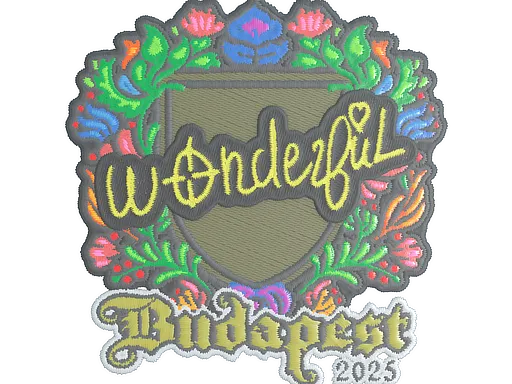 印花 | w0nderful(刺绣)| 2025年布达佩斯锦标赛