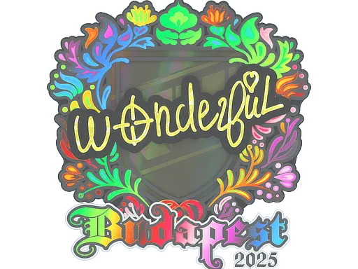 印花 | w0nderful（全息）| 2025年布达佩斯锦标赛