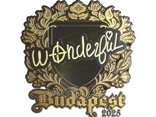 印花 | w0nderful(金色)| 2025年布达佩斯锦标赛
