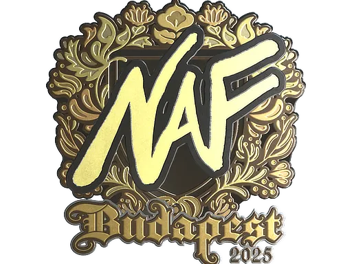 印花 | NAF（金色）| 2025年布达佩斯锦标赛