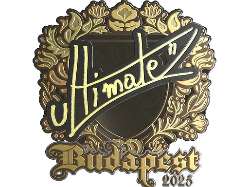 印花 | ultimate（金色）| 2025年布达佩斯锦标赛