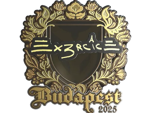 印花 | Ex3rcice（金色）| 2025年布达佩斯锦标赛