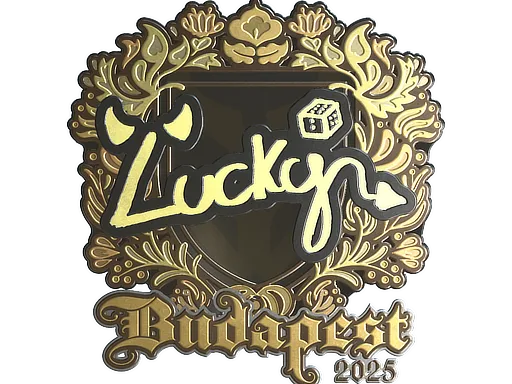 印花 | Lucky（金色）| 2025年布达佩斯锦标赛
