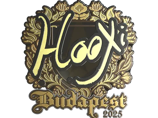 印花 | HooXi（金色）| 2025年布达佩斯锦标赛