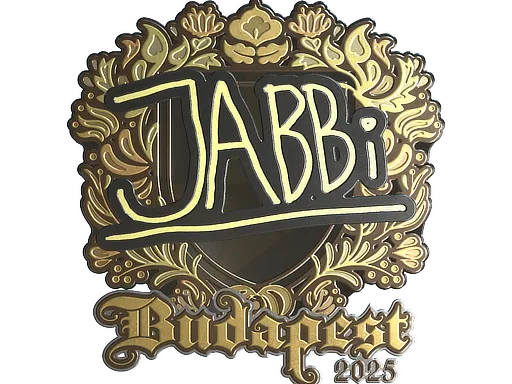 印花 | jabbi（金色）| 2025年布达佩斯锦标赛