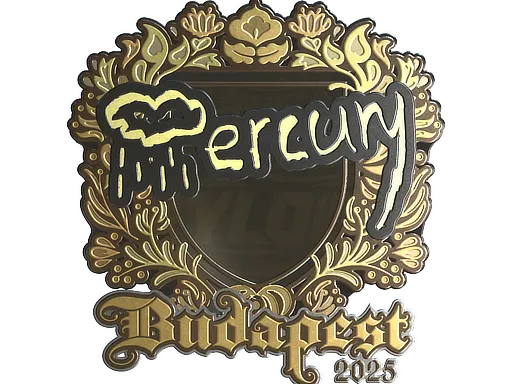 印花 | Mercury（金色）| 2025年布达佩斯锦标赛