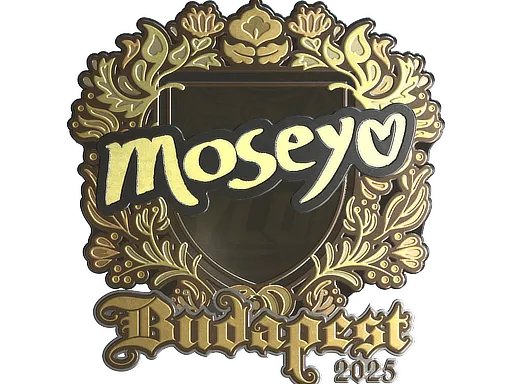 印花 | Moseyuh(金色)| 2025年布达佩斯锦标赛
