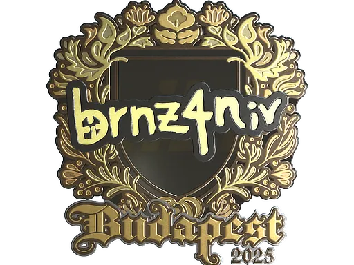 印花 | brnz4n（金色）| 2025年布达佩斯锦标赛